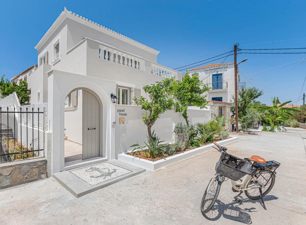 Pearl House - Luxurious New Beach Villa In Spetses Stunning View Ligoneri Luaran gambar