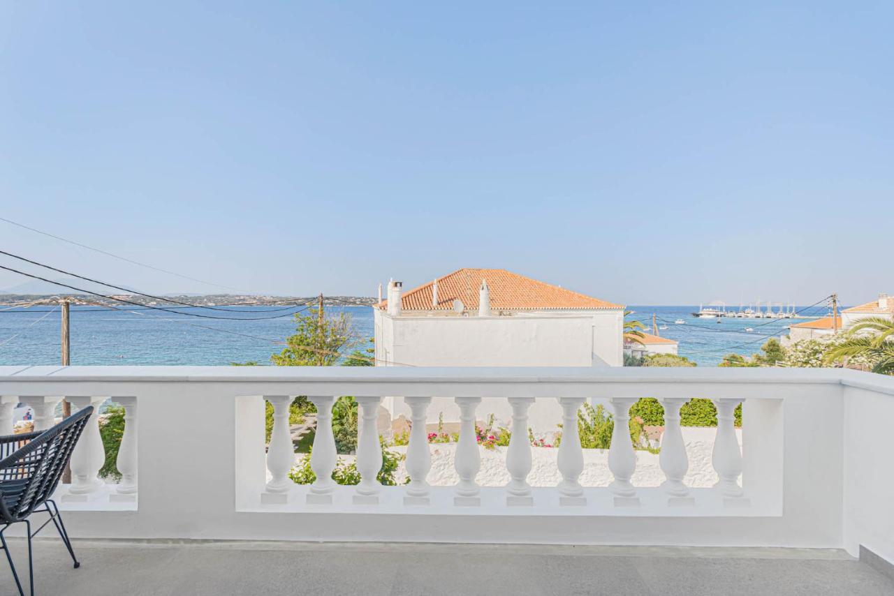 Pearl House - Luxurious New Beach Villa In Spetses Stunning View Ligoneri Luaran gambar