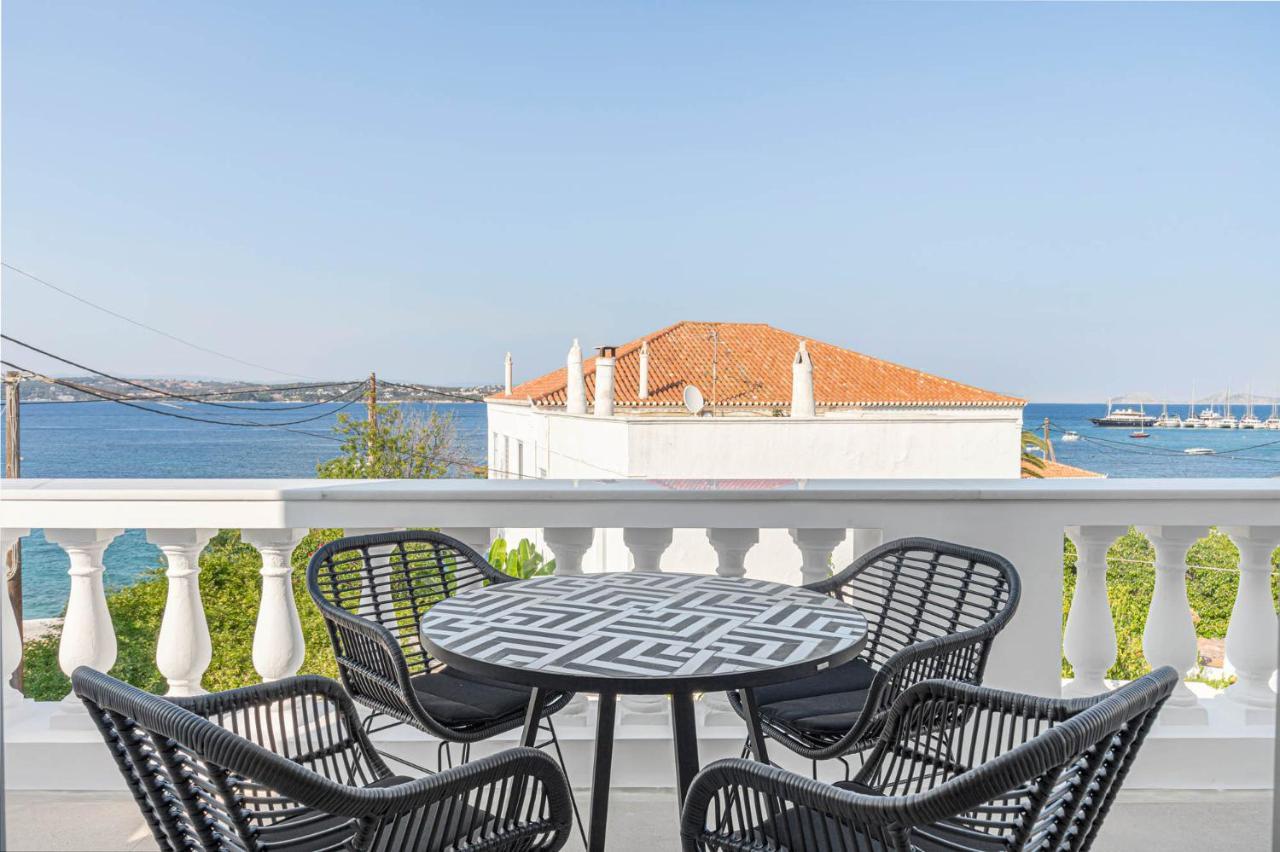 Pearl House - Luxurious New Beach Villa In Spetses Stunning View Ligoneri Luaran gambar
