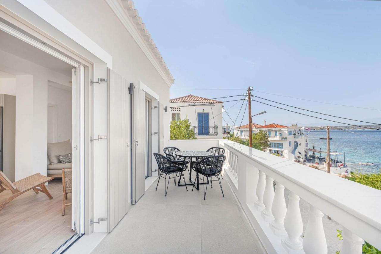 Pearl House - Luxurious New Beach Villa In Spetses Stunning View Ligoneri Luaran gambar