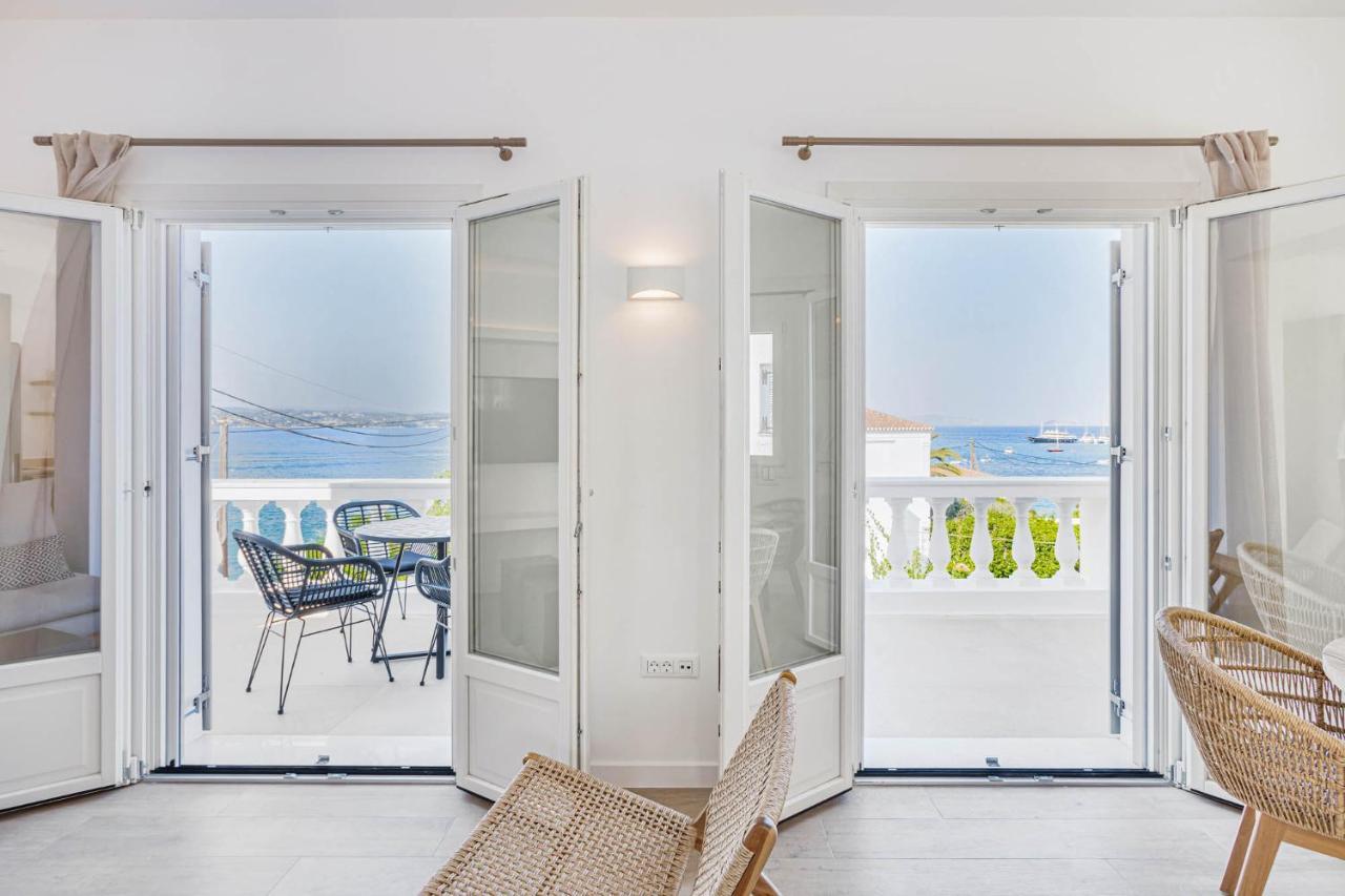 Pearl House - Luxurious New Beach Villa In Spetses Stunning View Ligoneri Luaran gambar