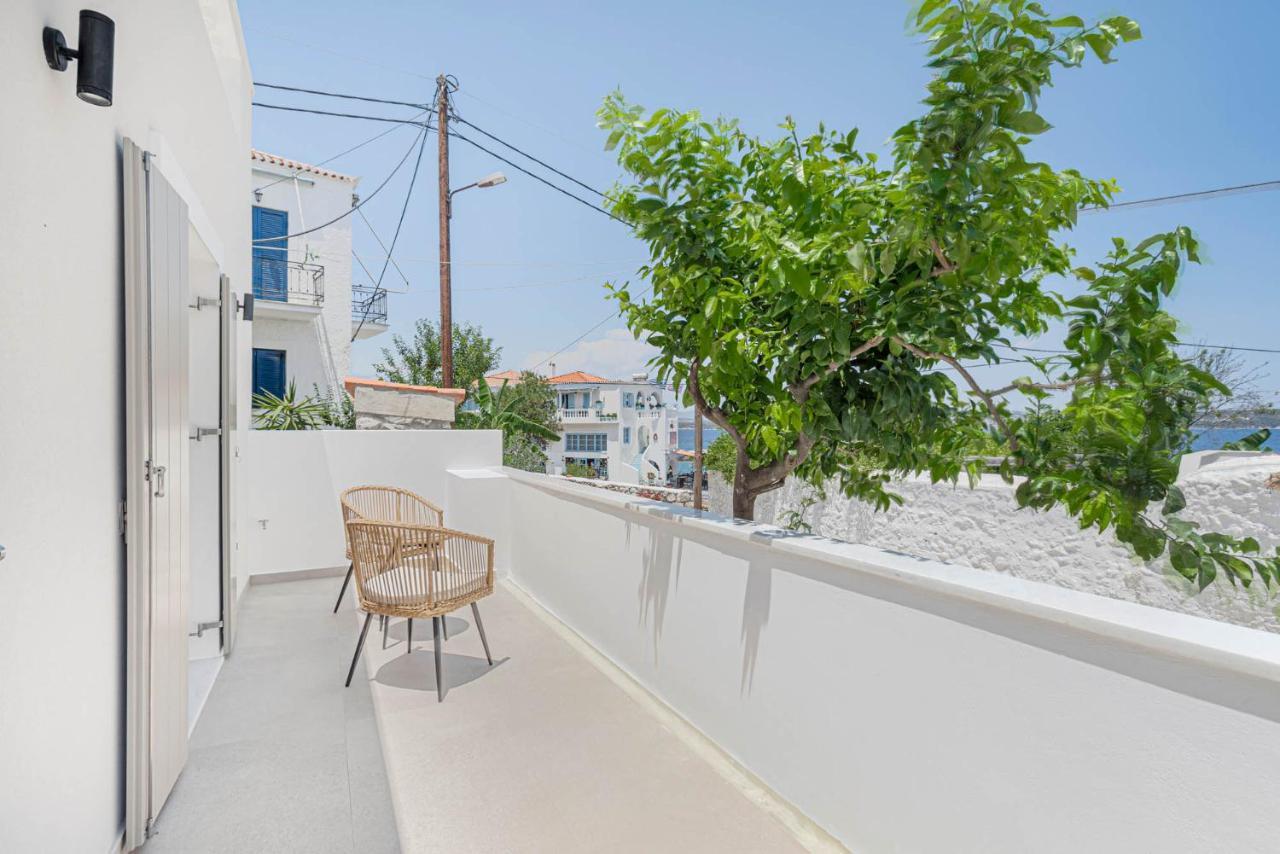 Pearl House - Luxurious New Beach Villa In Spetses Stunning View Ligoneri Luaran gambar