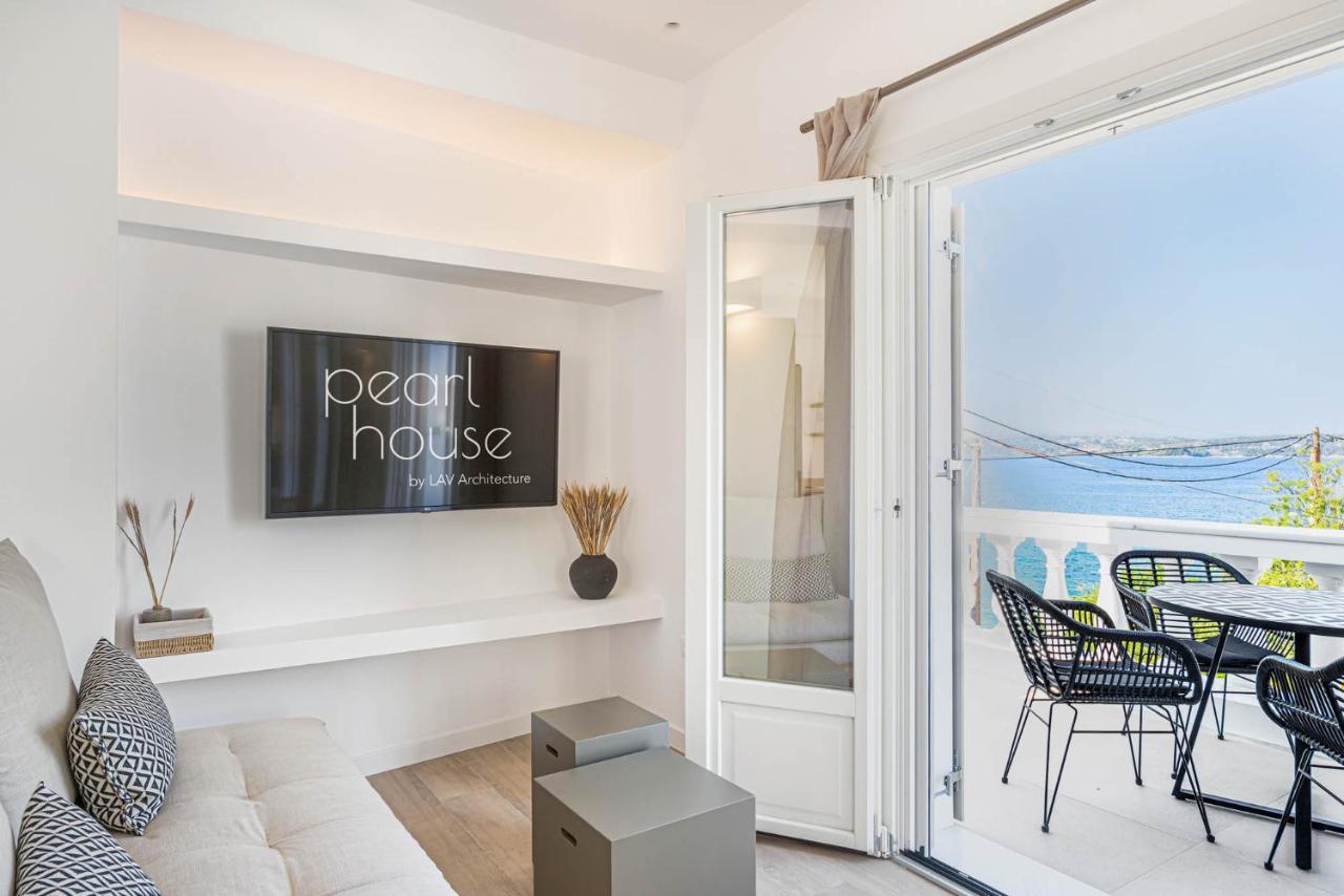 Pearl House - Luxurious New Beach Villa In Spetses Stunning View Ligoneri Luaran gambar